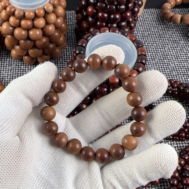 檀香木老山檀香 1.0  单圈圆珠