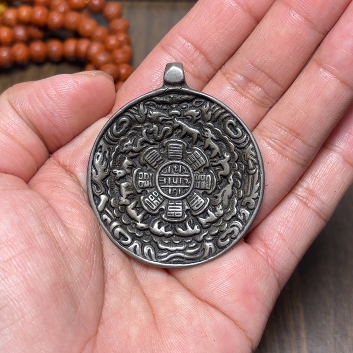 玻璃颈饰藏传喜马拉雅