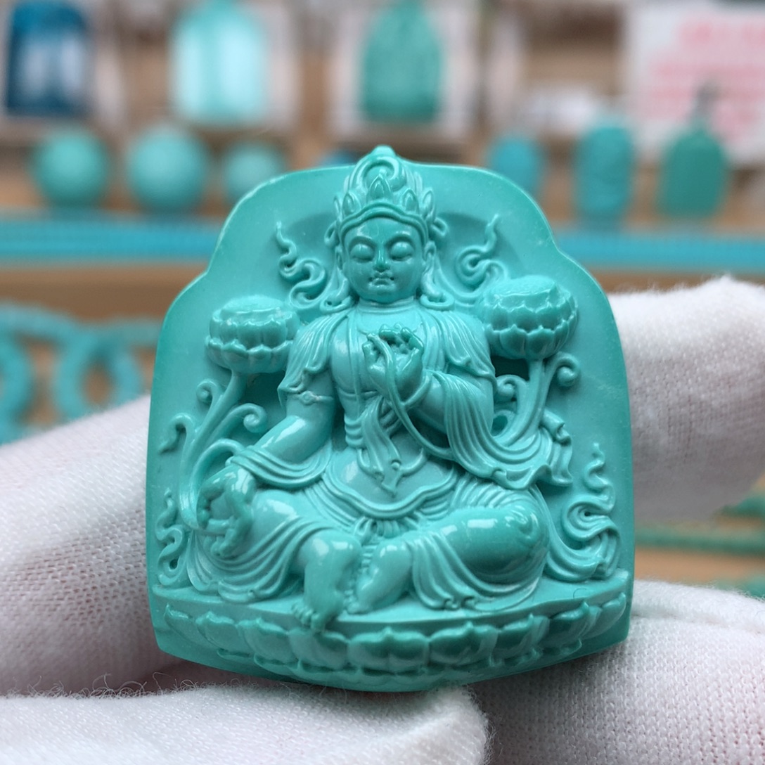 绿松石未镶嵌珠宝奇石