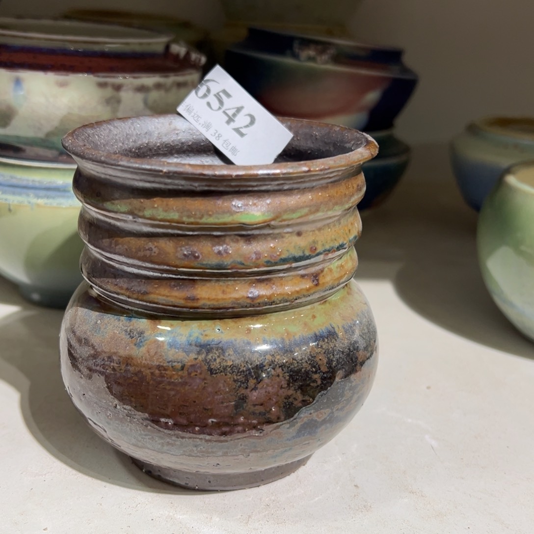 陶瓷口8高10 景德镇手工花盆