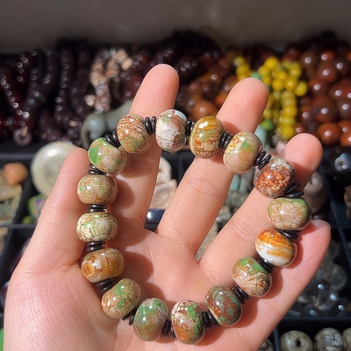 玛瑙/玉髓合金颈饰