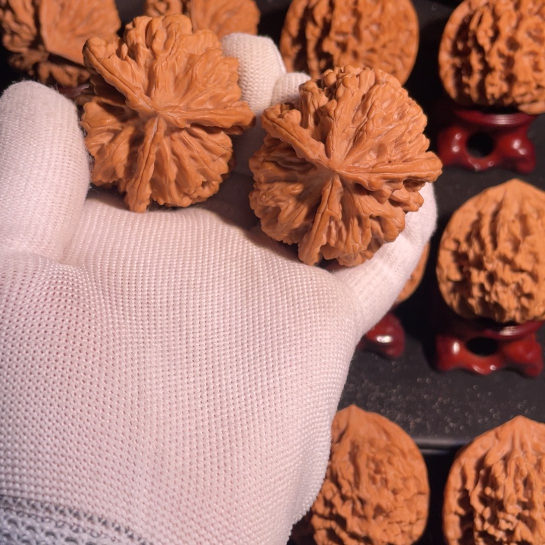 文玩核桃把件47官帽