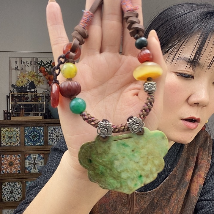 翡翠项链未镶嵌项链