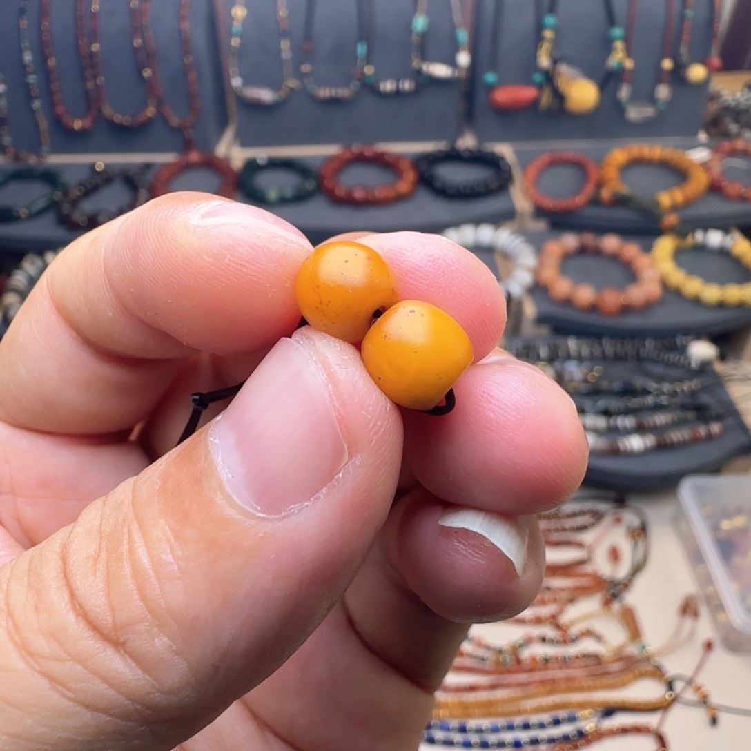 蜜蜡颈饰未镶嵌ch k g g j k