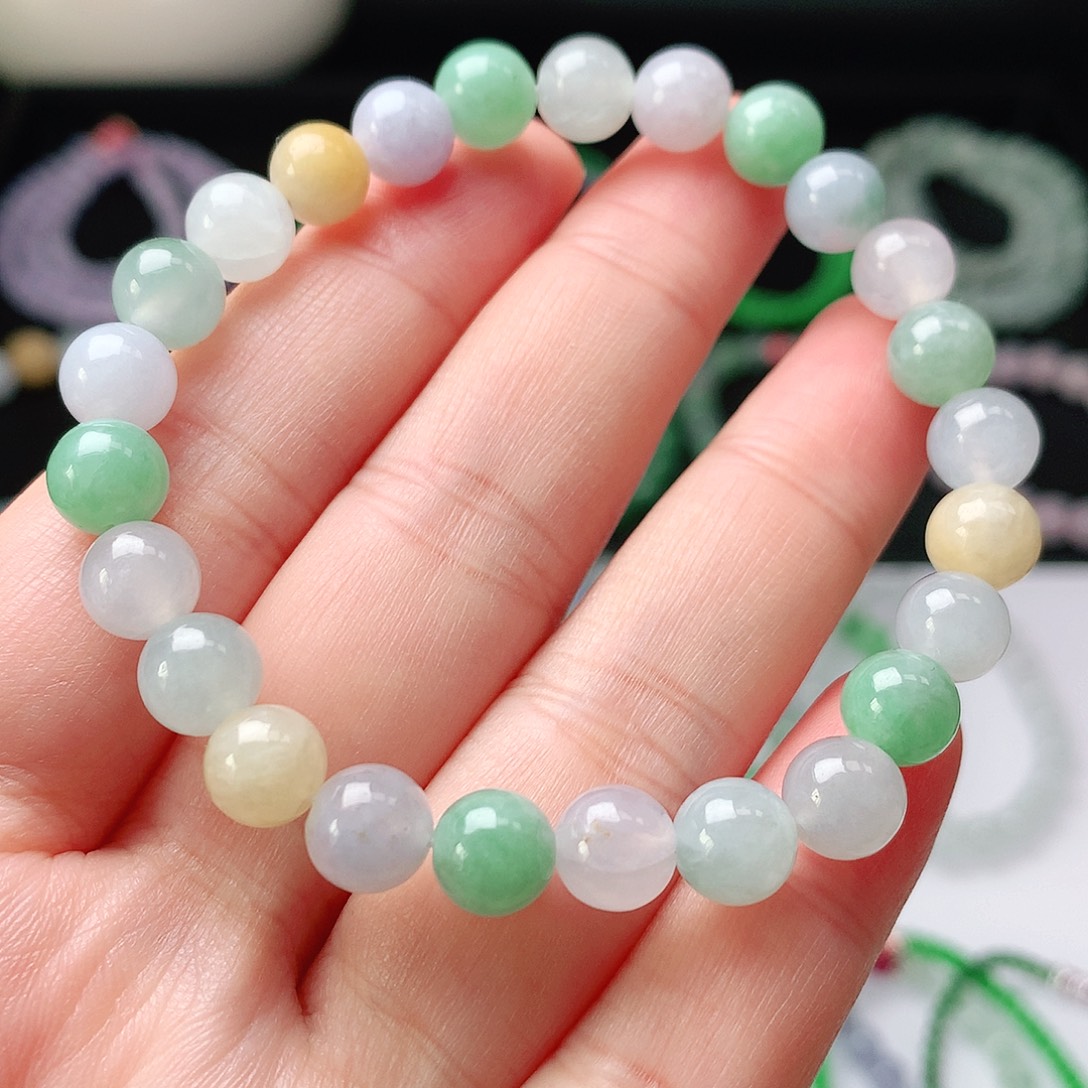 翡翠未镶嵌手链翡翠