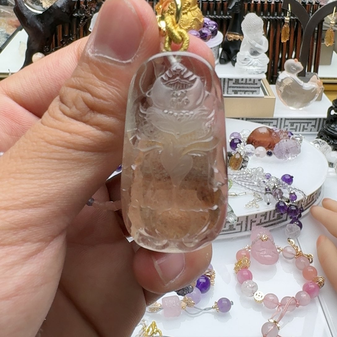合金颈饰水晶幽灵狐仙