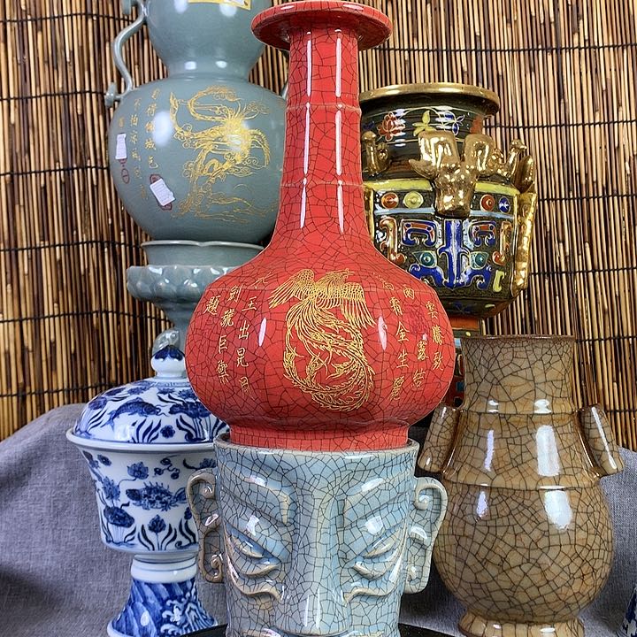 摆件瓷器真的很好看的