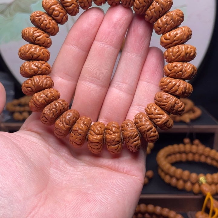桃核手串19大肠手串