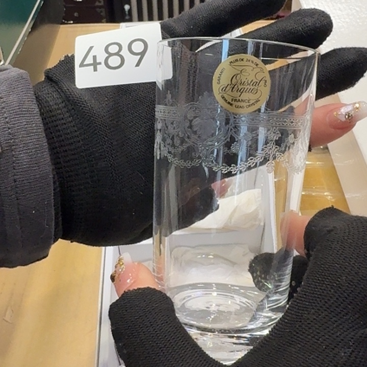 水晶玻璃吸管款很好看的杯子