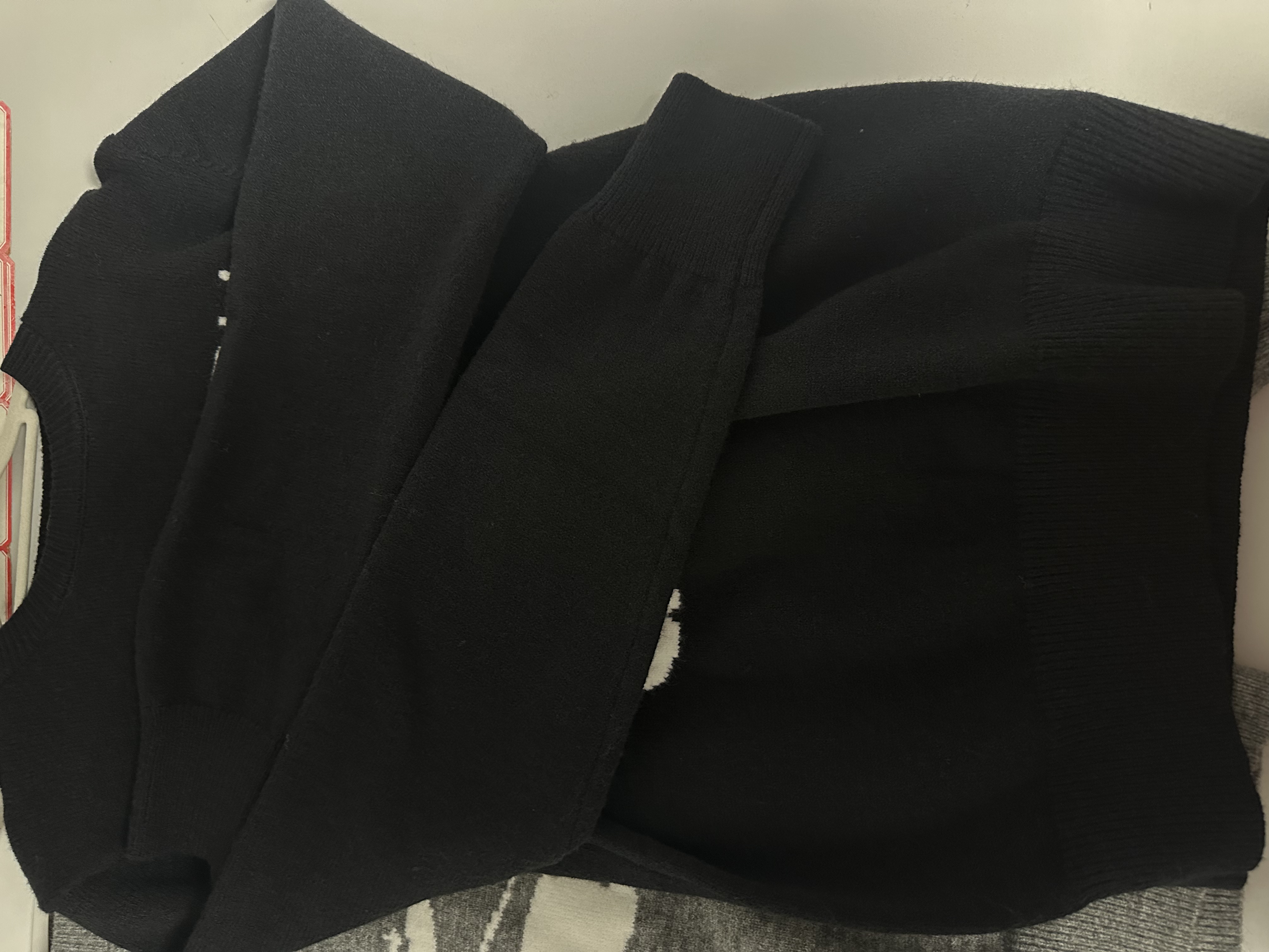 【铁锤轻奢】男士休闲针织衫  大黑灰