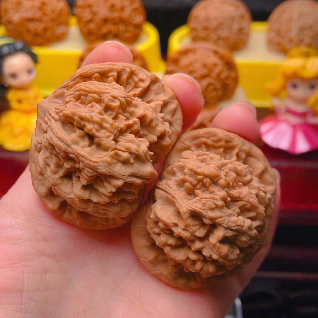 文玩核桃吊坠虎*45全品粗筋虎