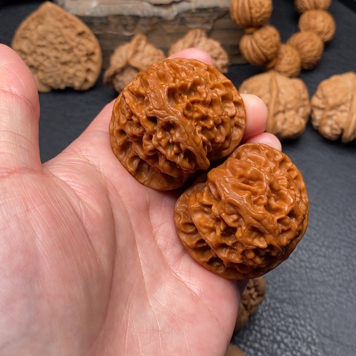 桃核把件尺寸43苹果