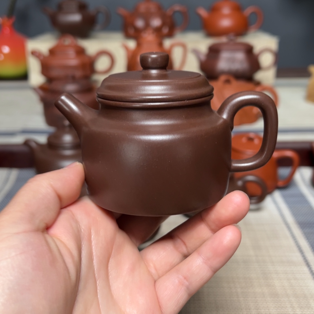 韩***晚紫砂茶壶宜兴紫砂壶