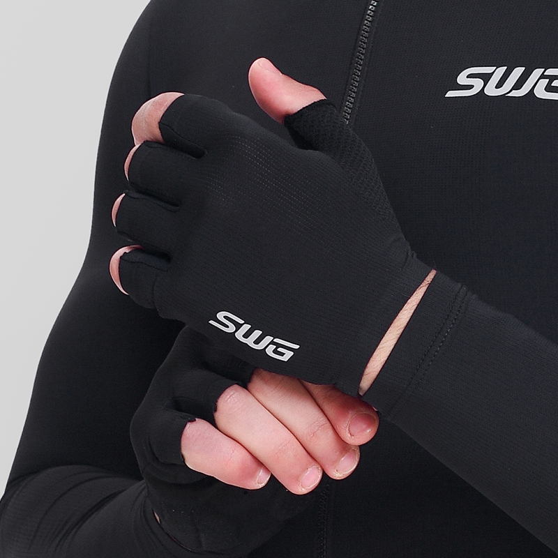 SWG铭胜春夏公路山地自行车骑行减震透气半指手套（星空半指手套）