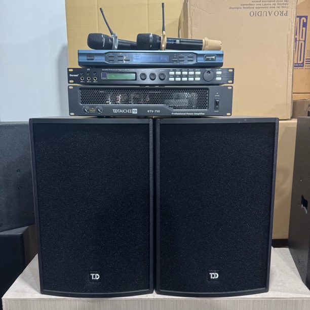 准新品  TD唐龙太极12寸高端系列四件套➕欢唱客点歌机