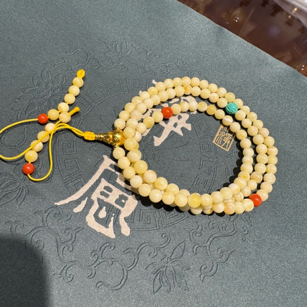 白蜡五行设计款佛珠