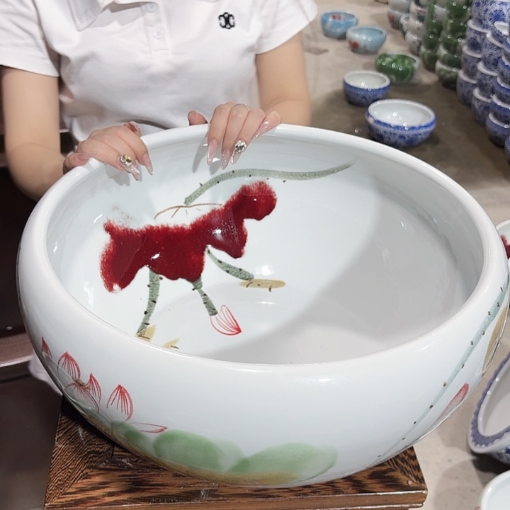 瓷片口径40厘米 高度19厘米