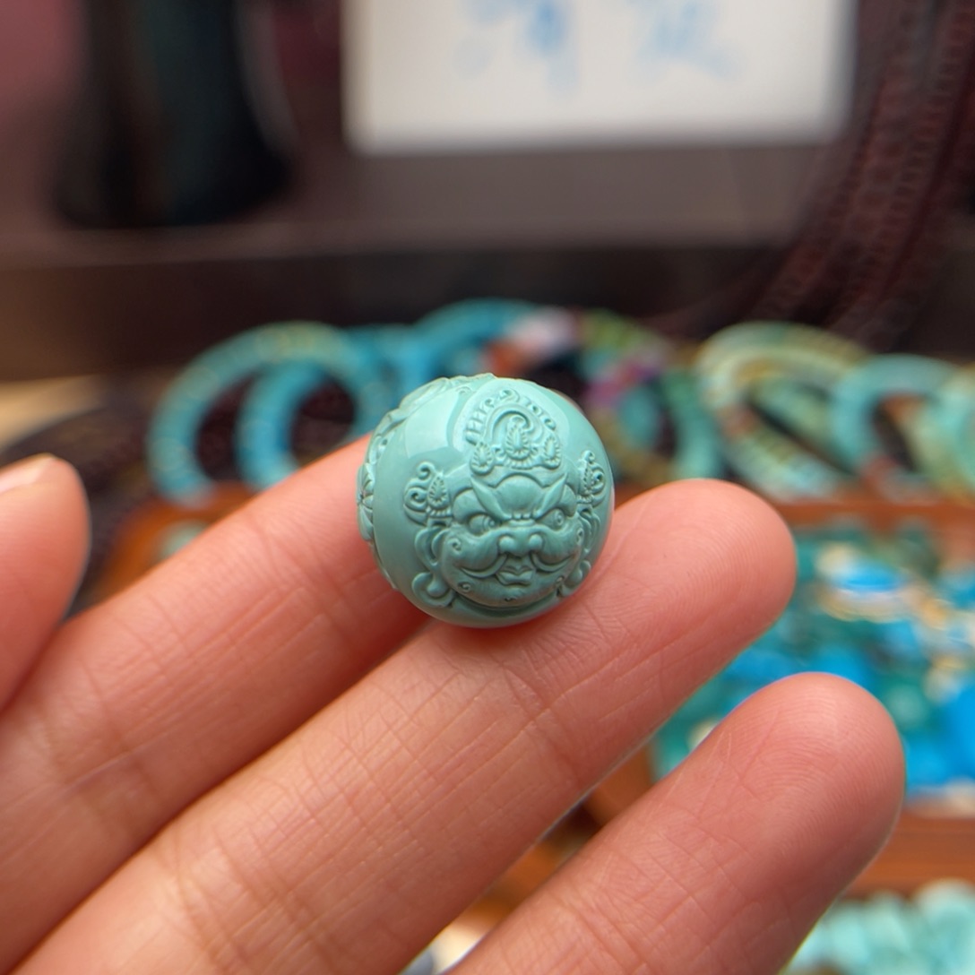 绿松石珠宝奇石未镶嵌