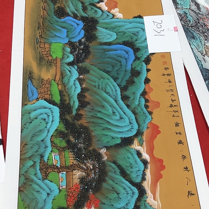 国画纯手绘作品欣赏作品