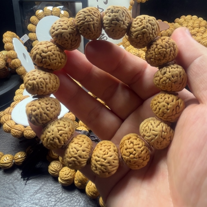 桃核手串20尺寸芭蕉扇桃核