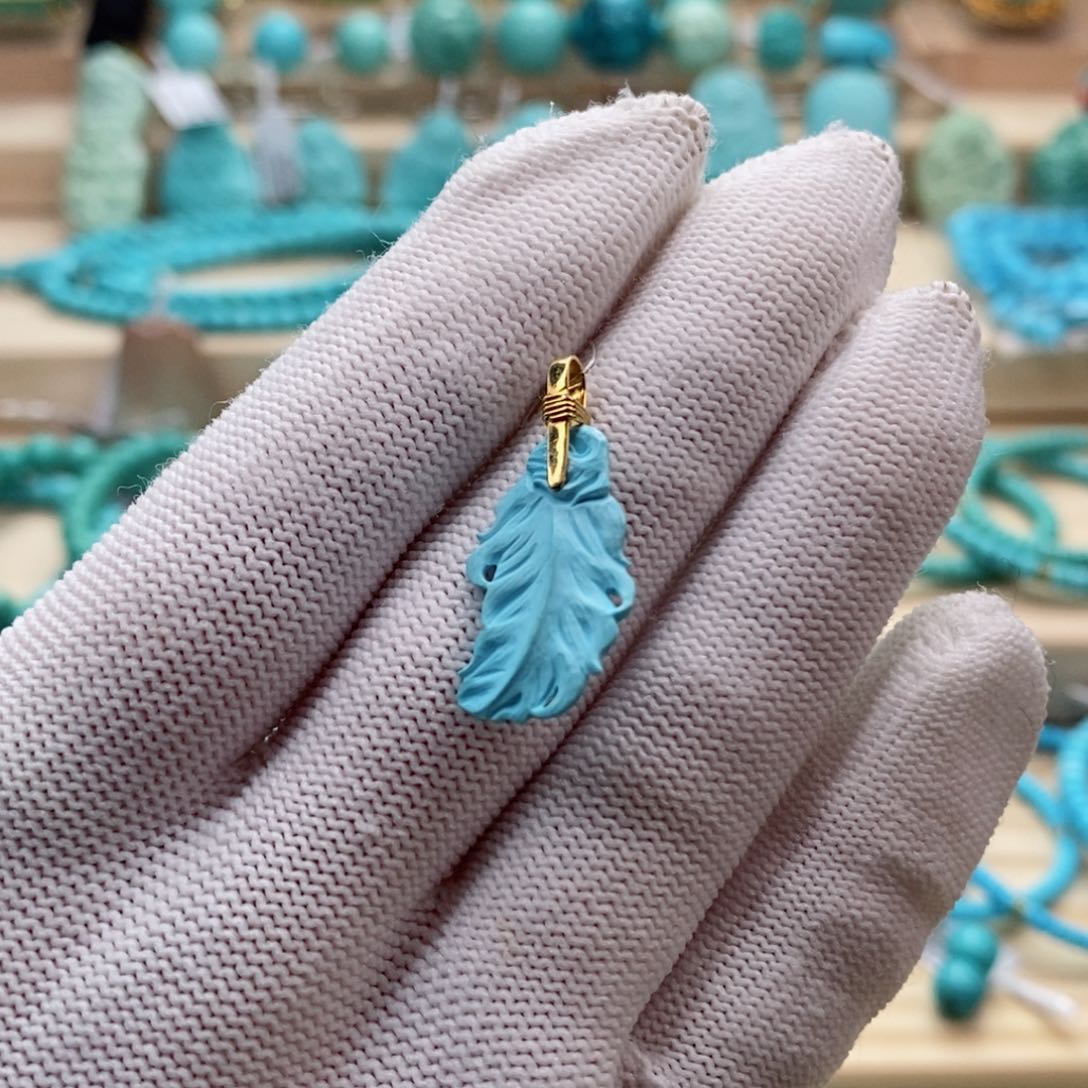 绿松石珠宝奇石未镶嵌