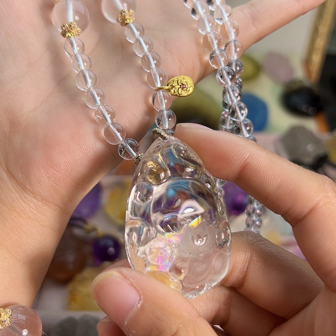 水晶颈饰未镶嵌水晶