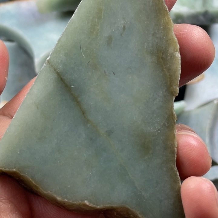 翡翠吊坠(不含链)未镶嵌天然翡翠边角料子