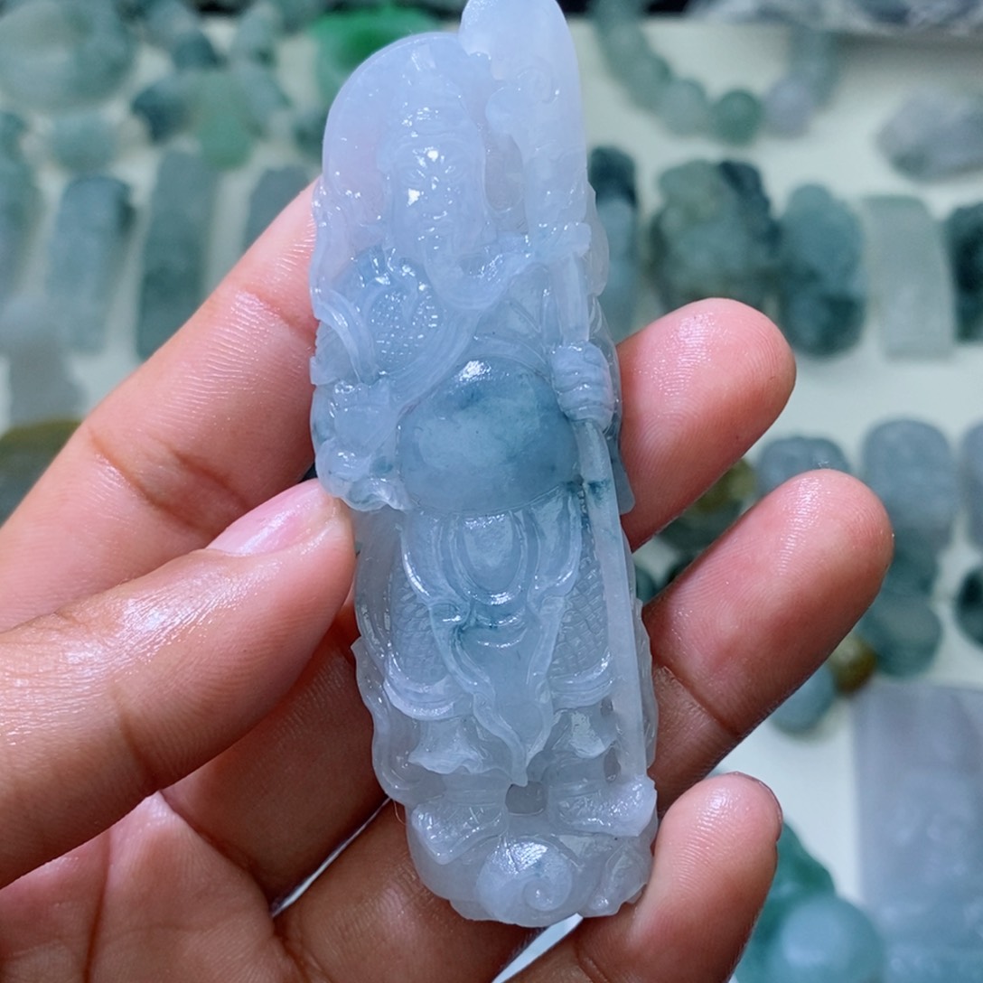 定制翡翠未镶嵌毛货