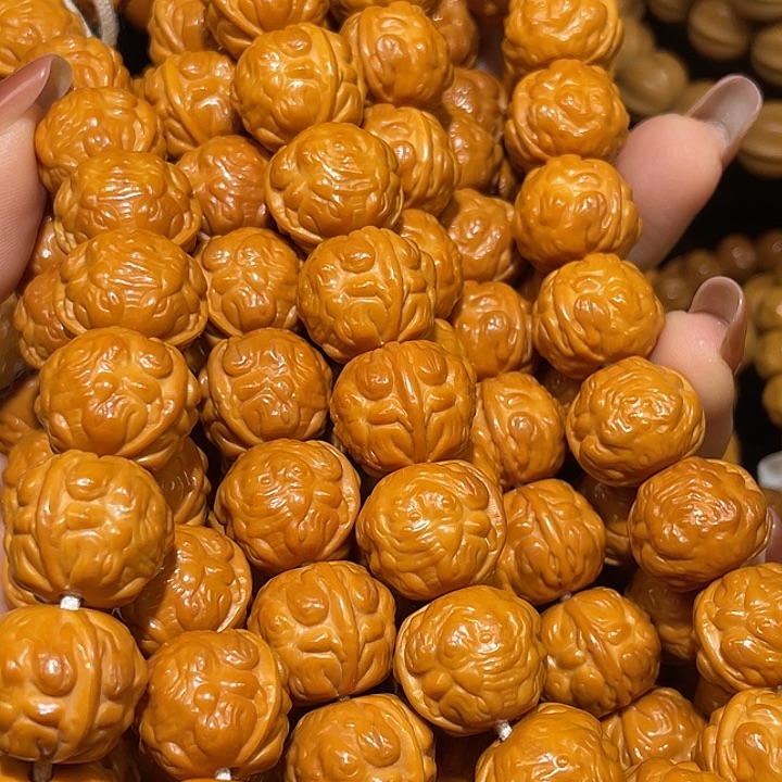 猴头核桃手串猴头