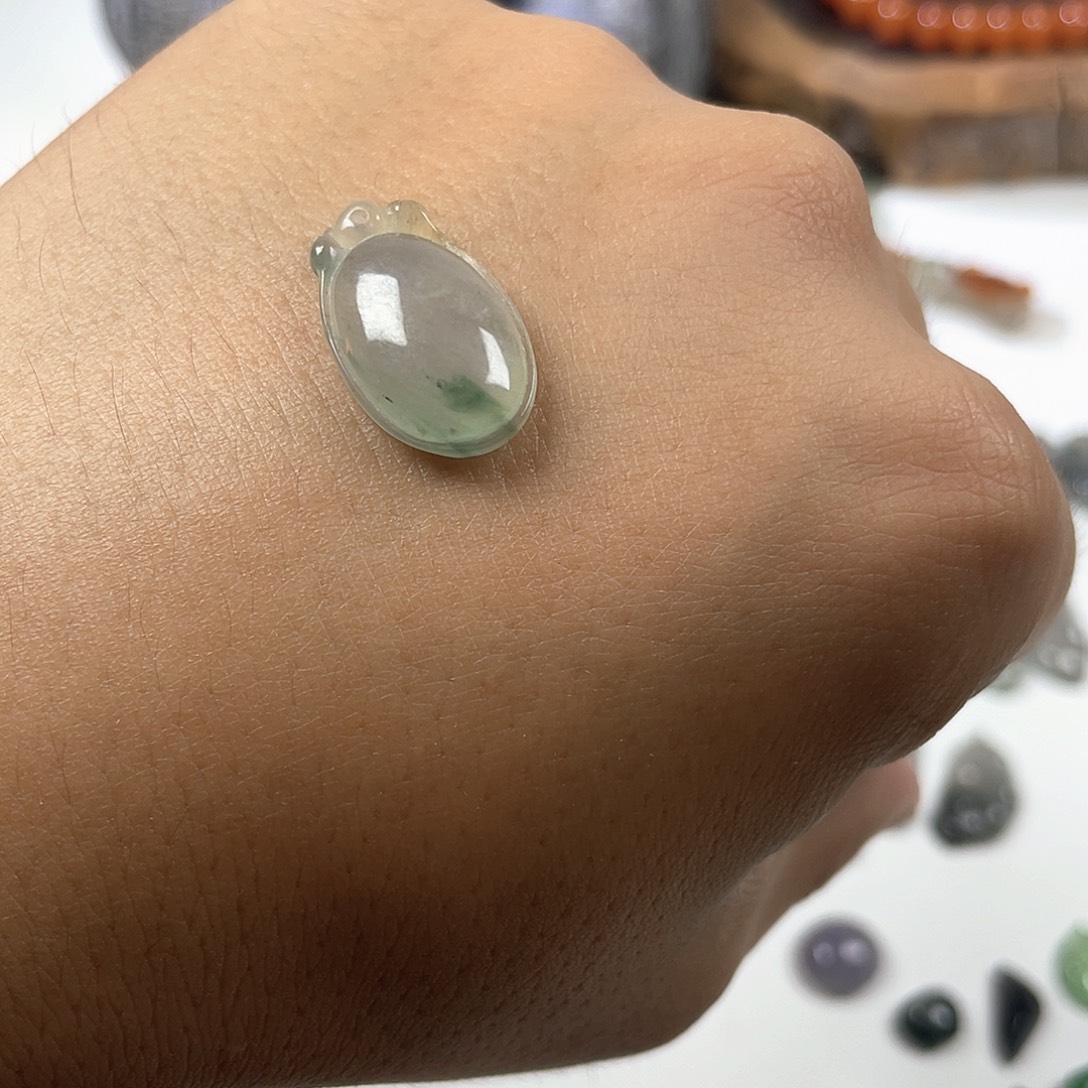 颈饰未镶嵌翡翠翡翠A货