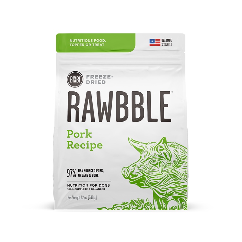 【现货发】美国BIXBI RAWBBLE狗冻干主食犬用猪肉鸡鸭火鸡成幼通用