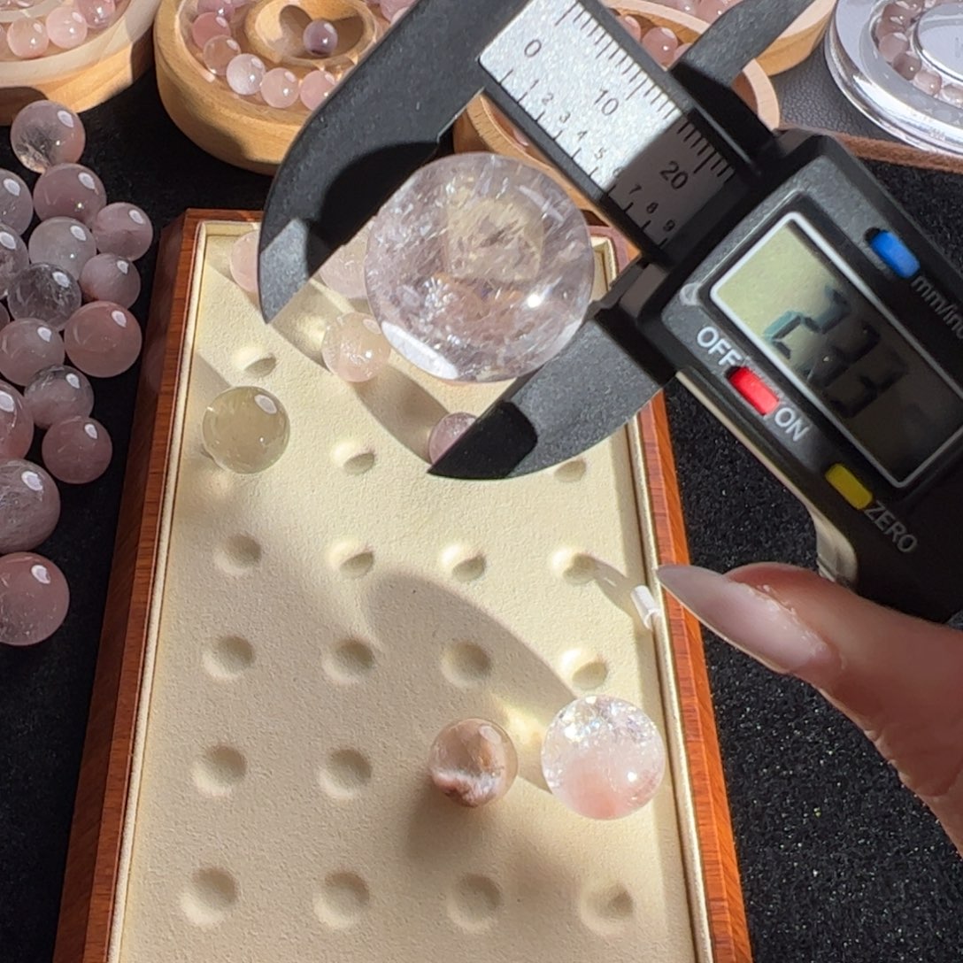 我***吖水晶手链未镶嵌23.3m定制不退不换