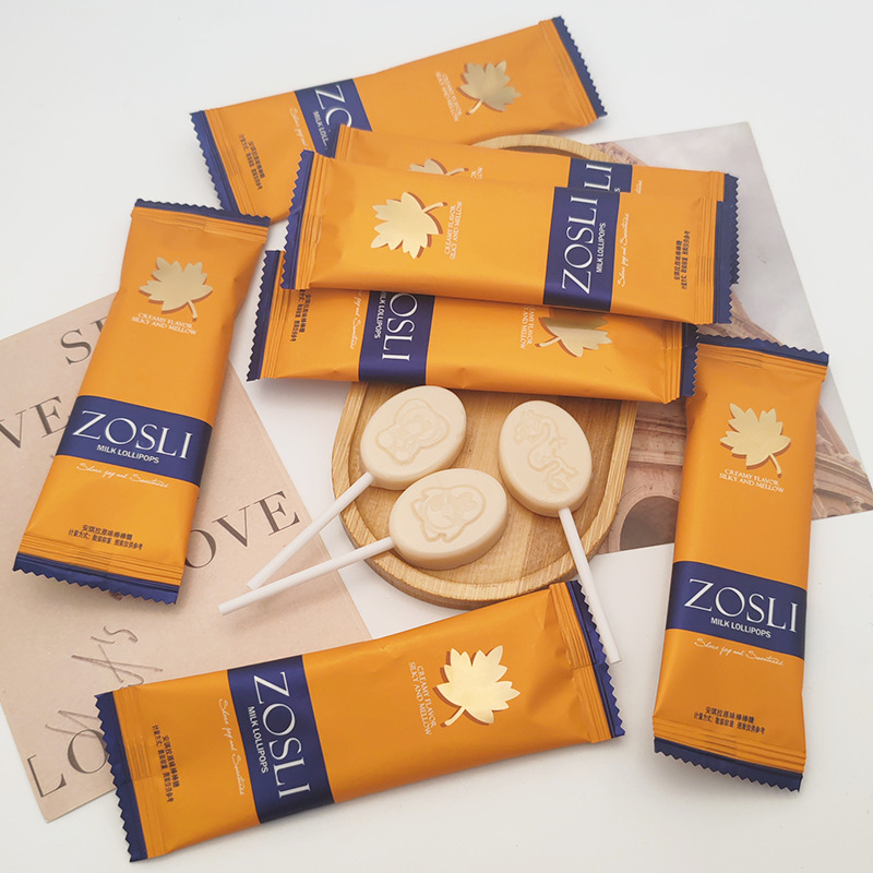 英国ZOSLI佐斯里牛奶味棒棒糖高颜值结婚喜糖伴手礼休闲零食散装