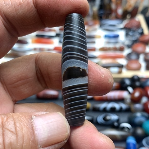 玛瑙/玉髓颈饰合金