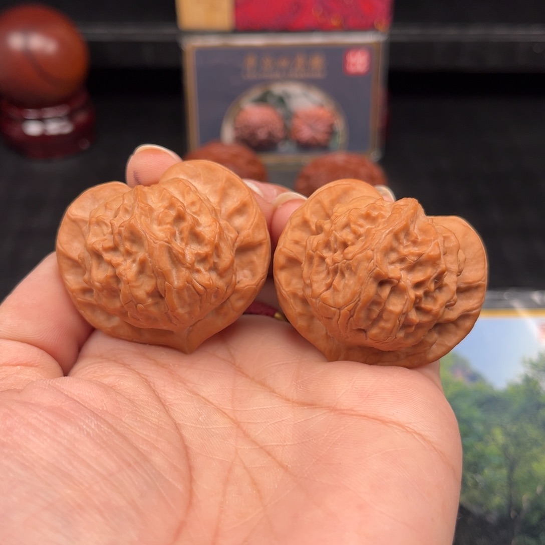 文玩核桃吊坠九山顶公子帽42