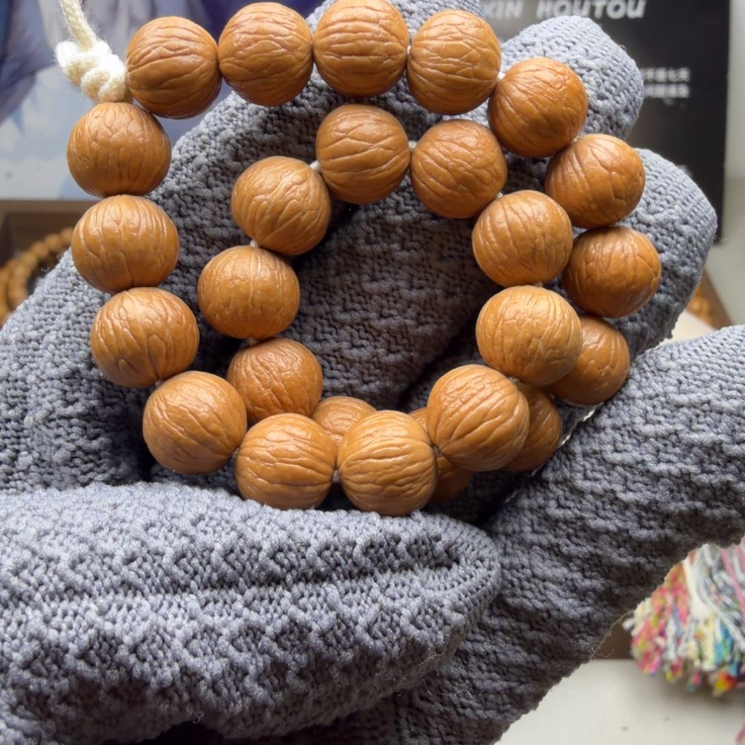 吊坠猴头核桃11加同尺凤羽手持