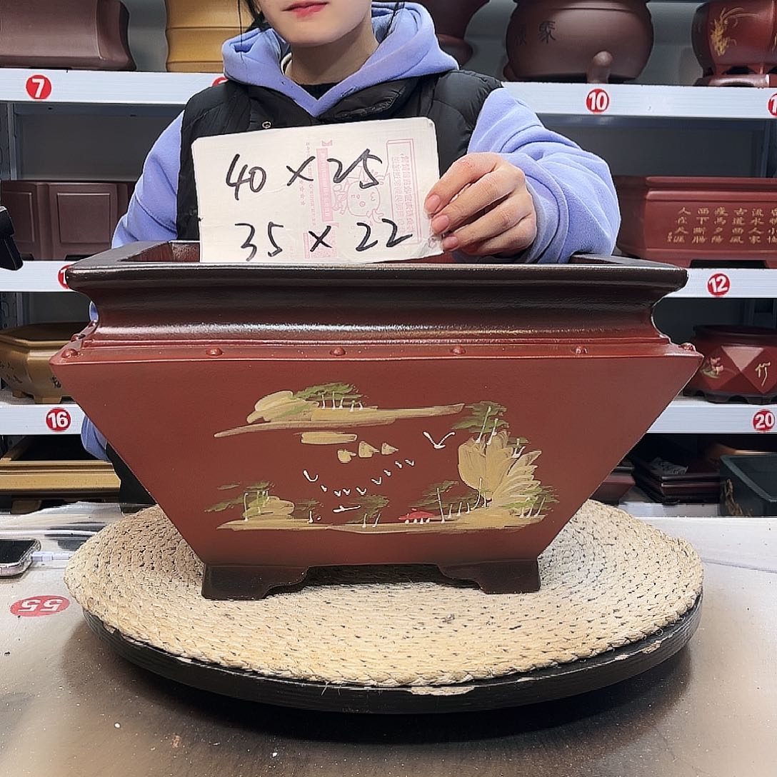 紫砂花盆紫砂花盆