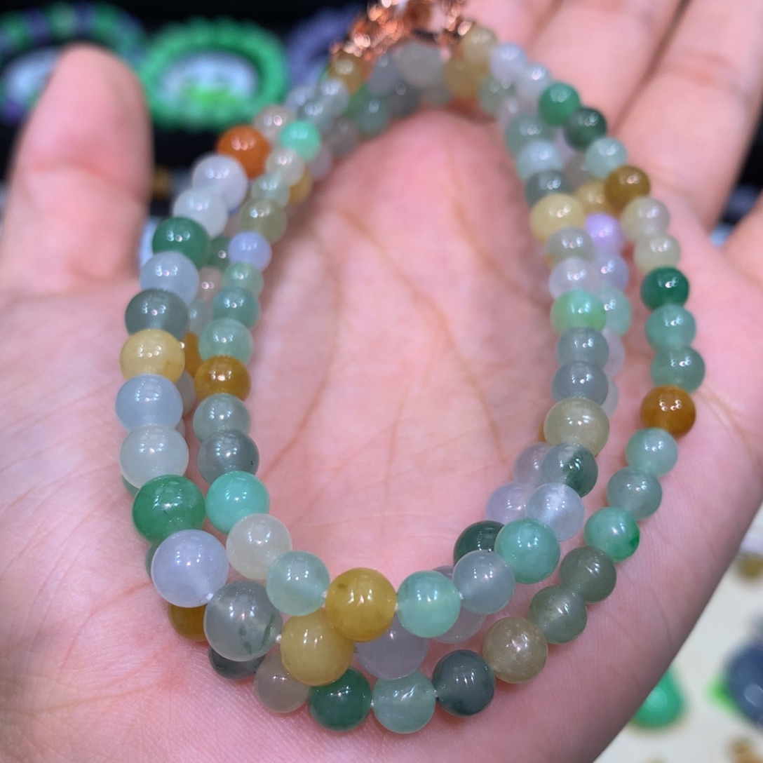 翡翠未镶嵌手链翡翠