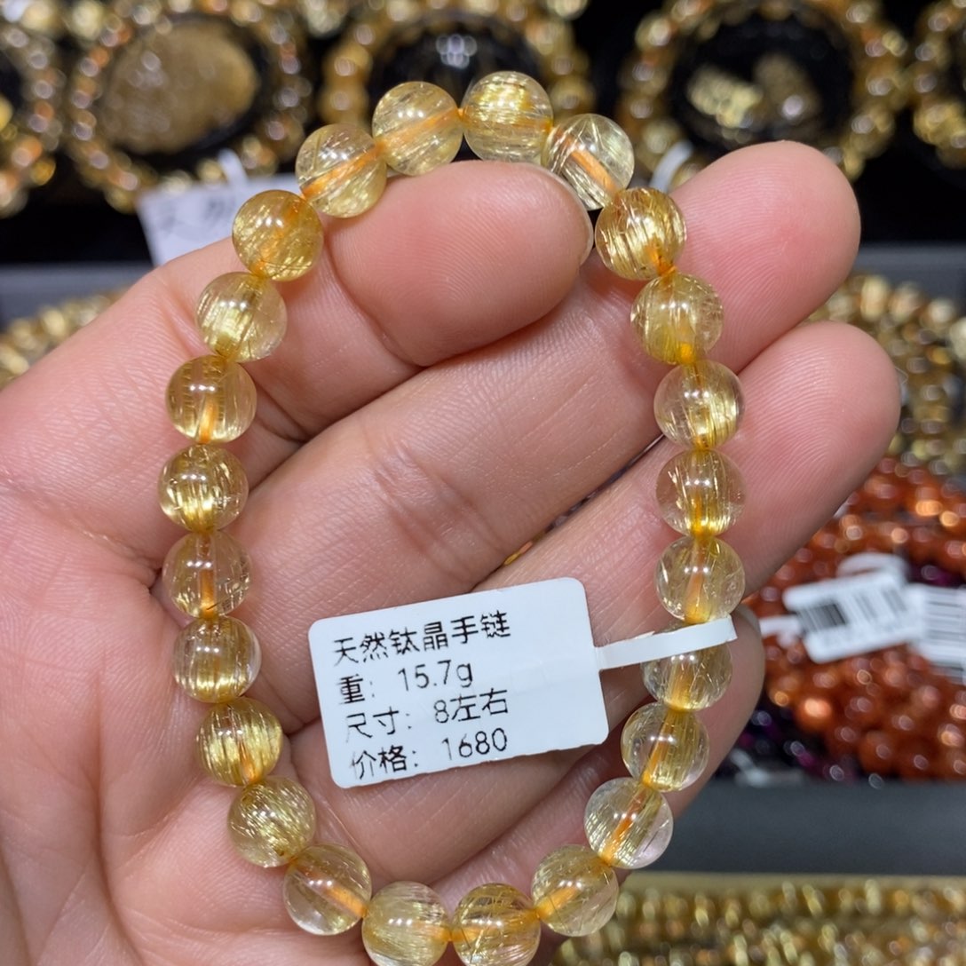 水晶手链未镶嵌文*同周