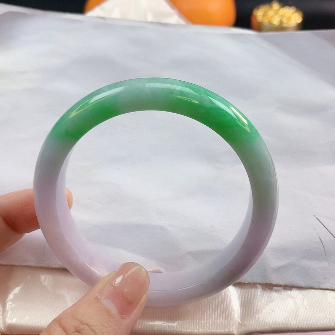 翡翠手镯未镶嵌57圈1729