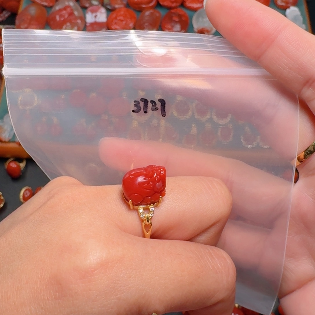 南红玛瑙南红银S925镶嵌