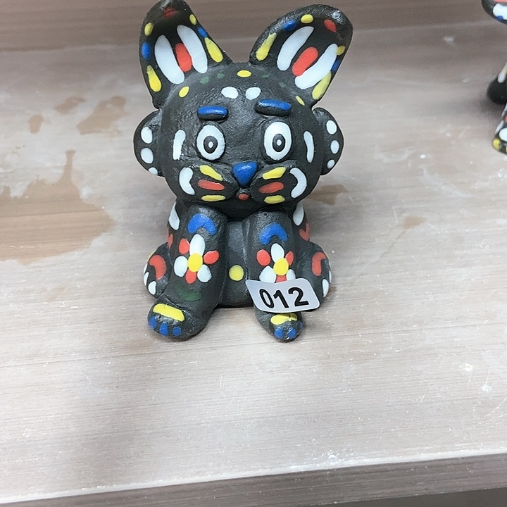 摆件直播间手工抽象陶瓷摆件012
