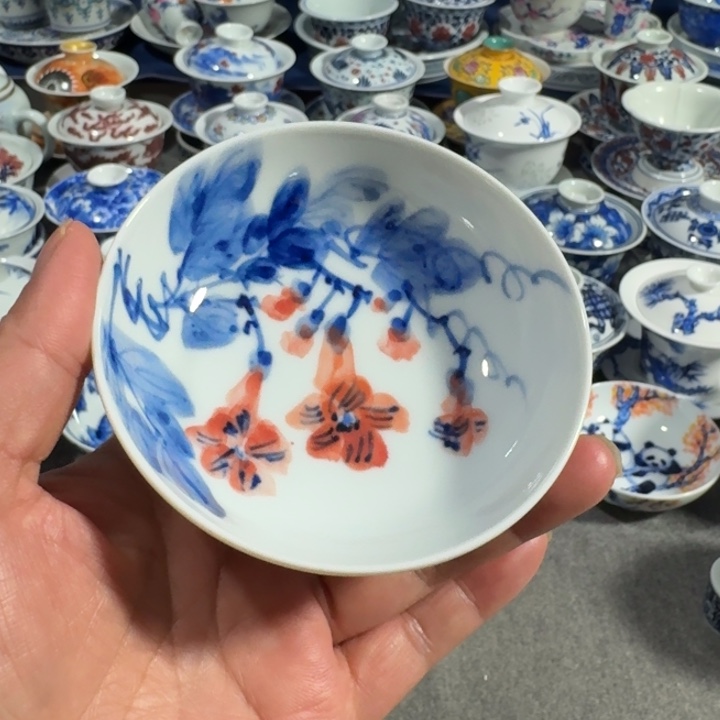 景德镇手工手绘杯