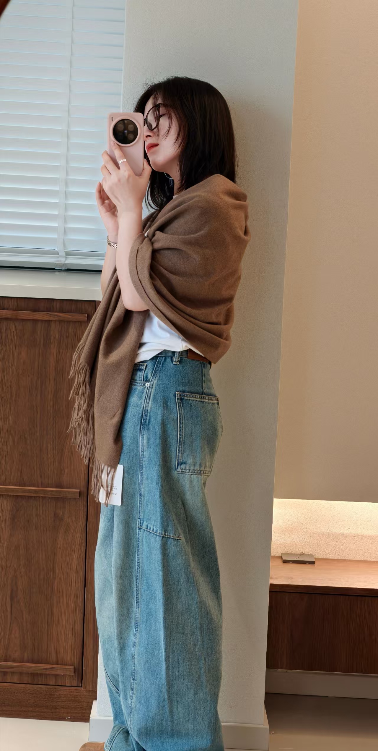 出口原单双面加厚纯色围巾男女韩版轻奢欧美风仿羊绒保暖围巾围脖