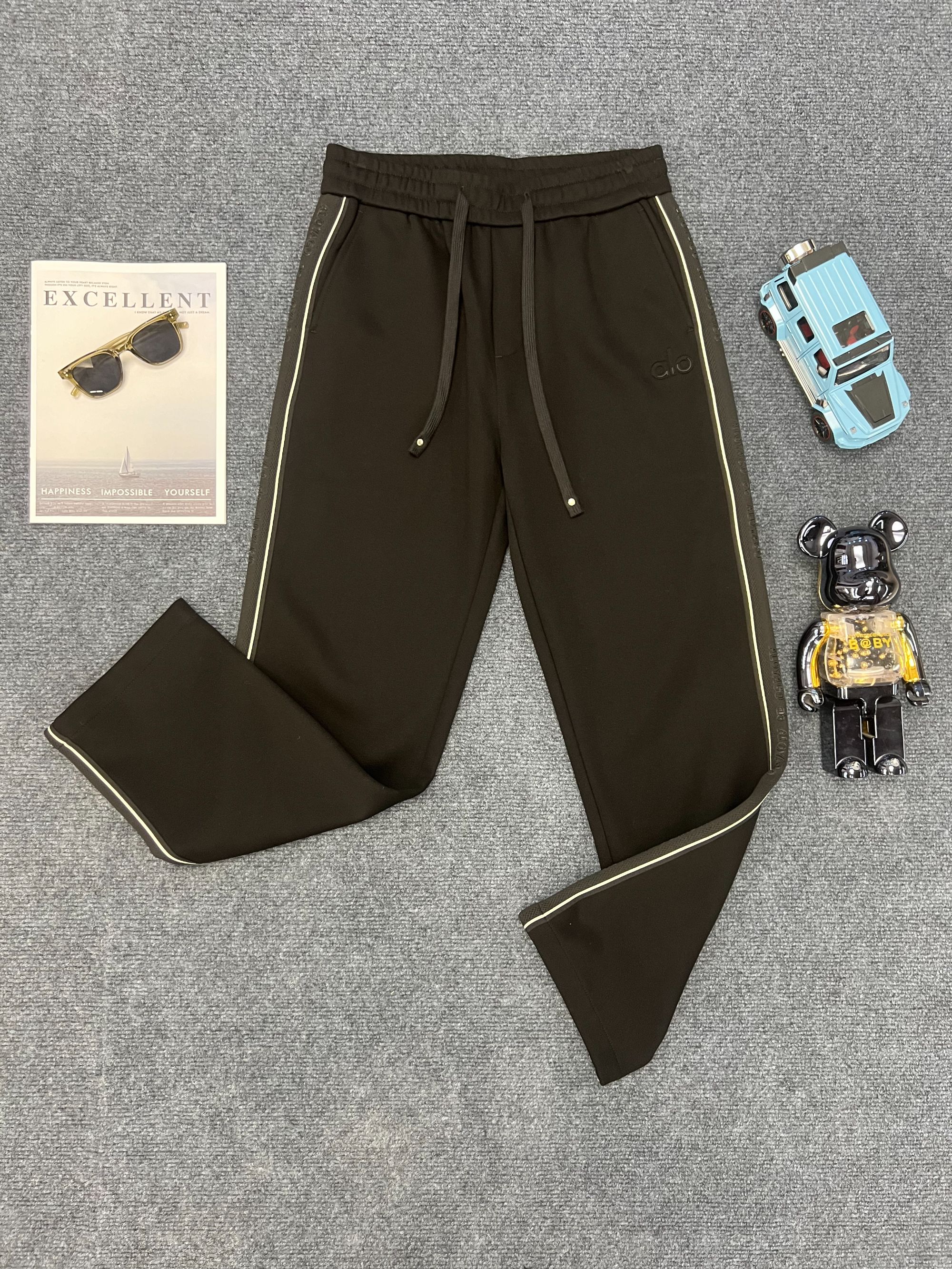 93260欧货男士织带直筒休闲裤