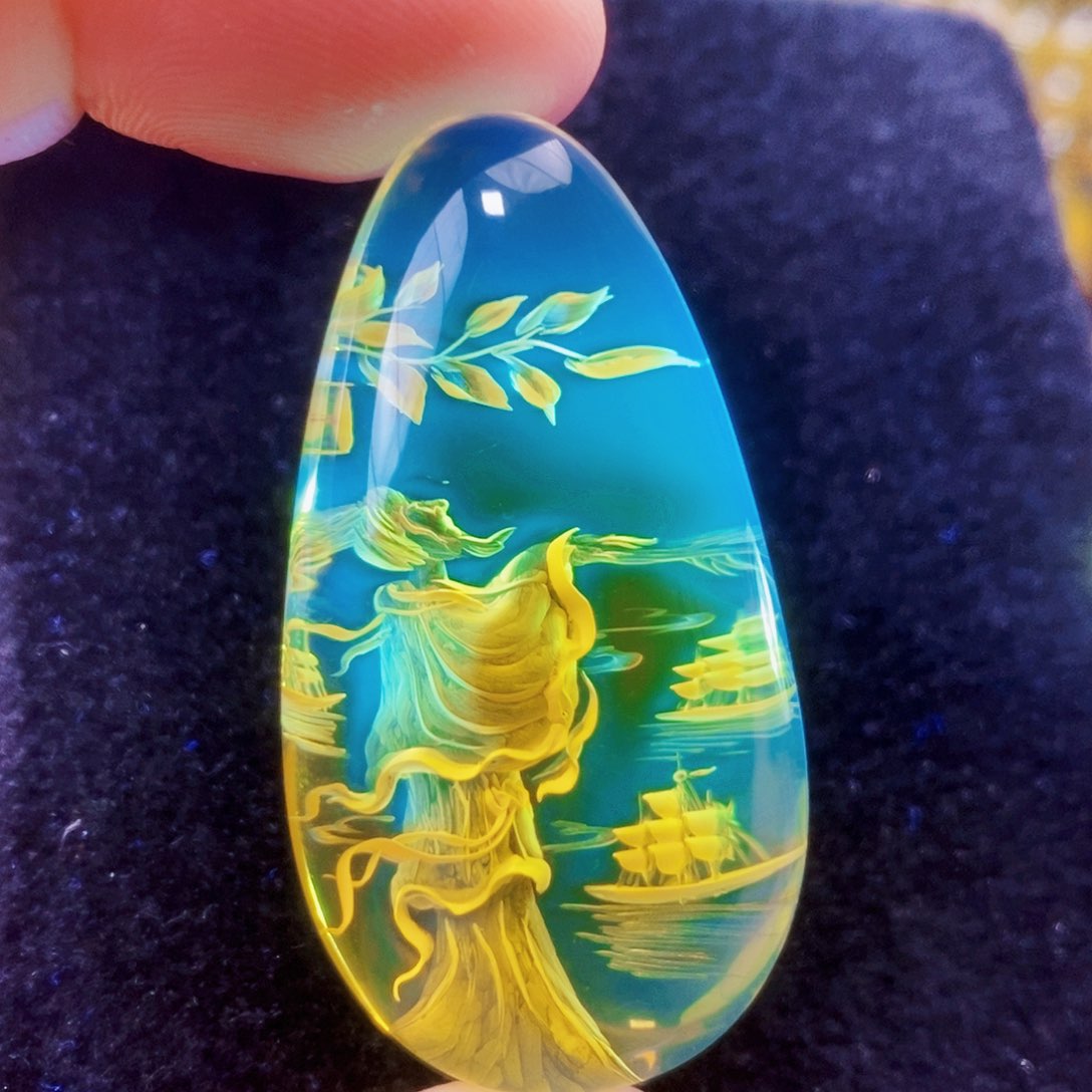 【闪购商品】未镶嵌吊坠(不含链)金珀