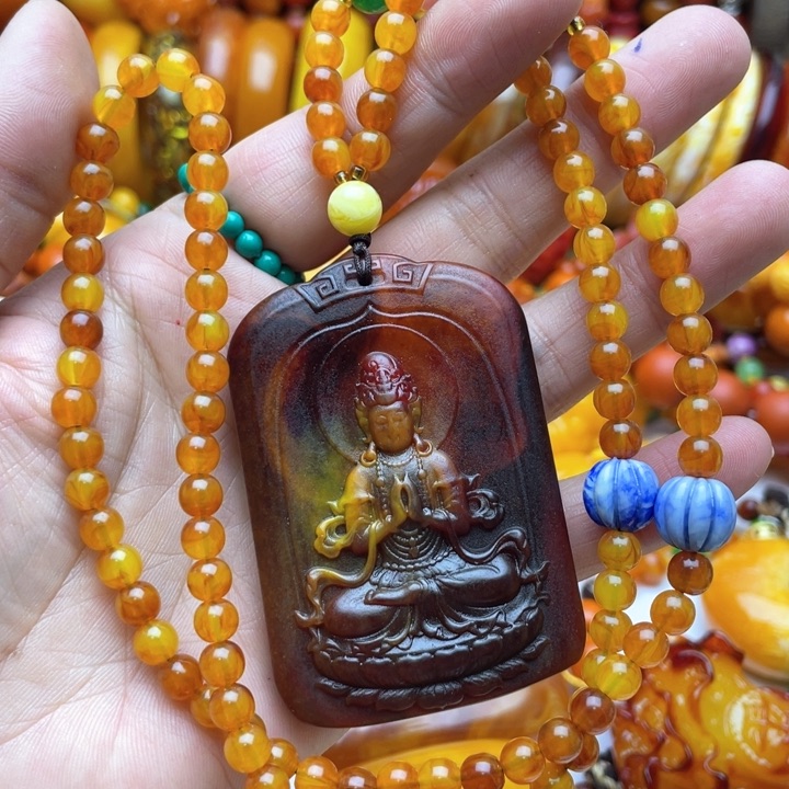 树脂制品23号观音吊坠