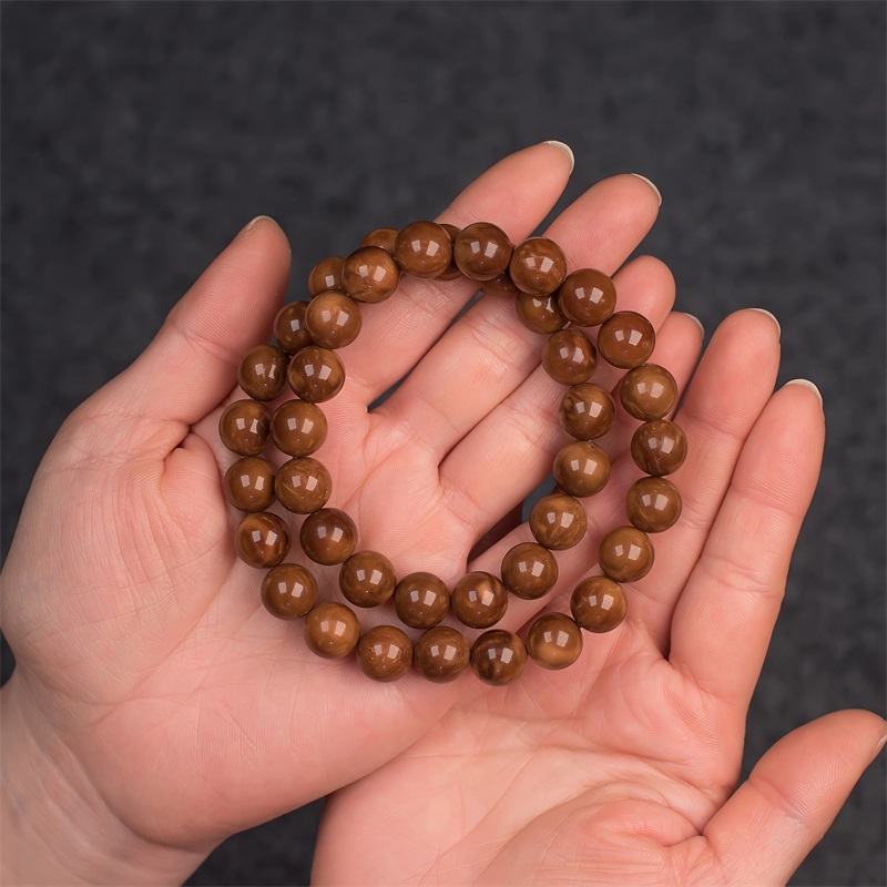 精挑特级 高抛库克双圈圆珠 男女通用手串