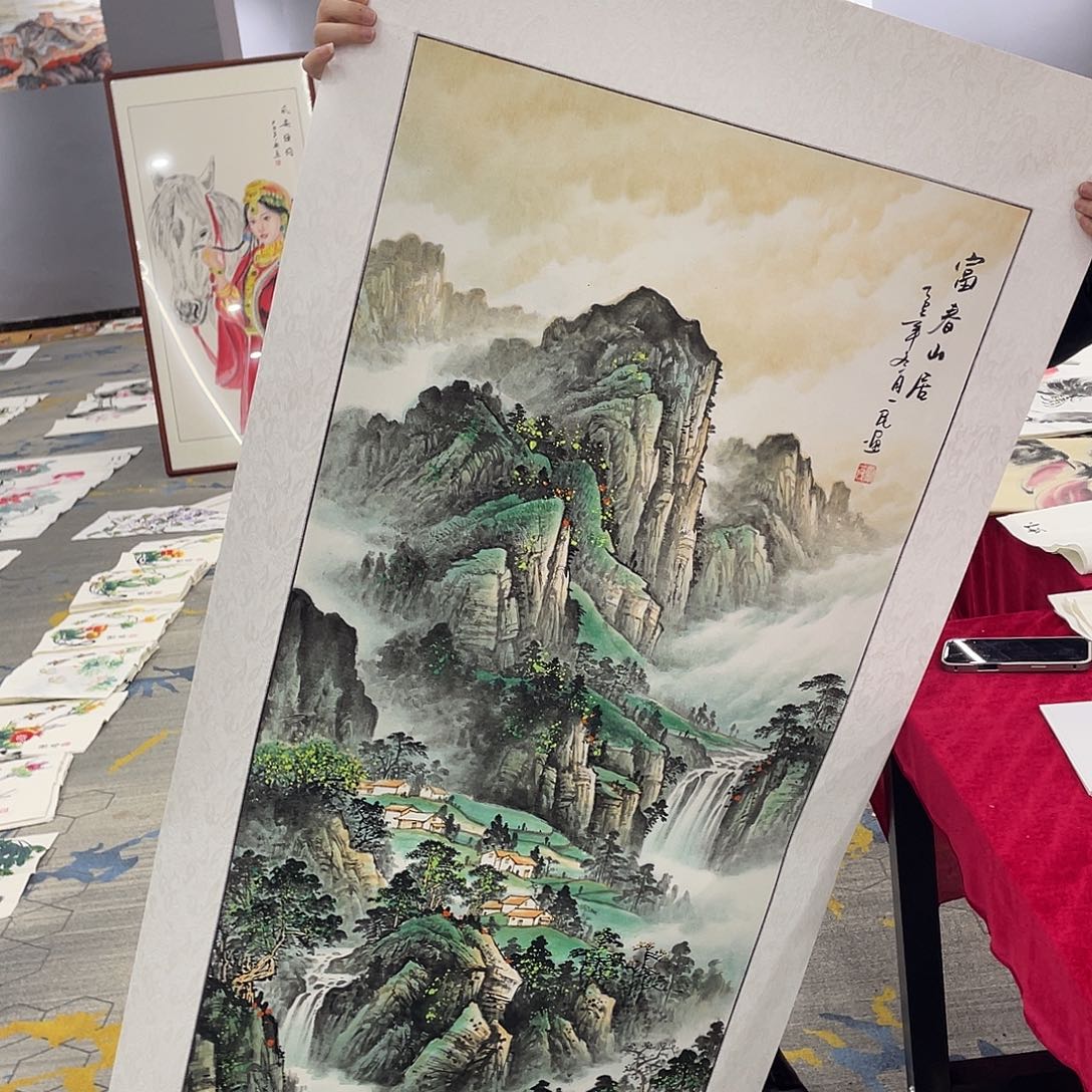 名人名画手工制作