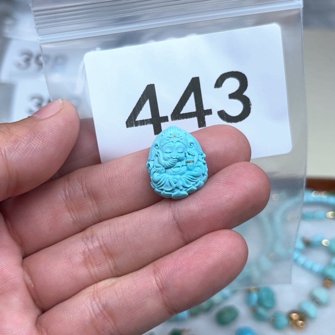 十***）绿松石未镶嵌珠宝奇石